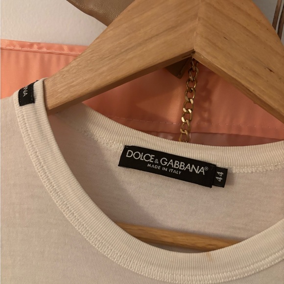 Vintage Dolce & Gabbana Martini Graphic Tee white womens size 44 M early 2000s - Picture 3 of 9